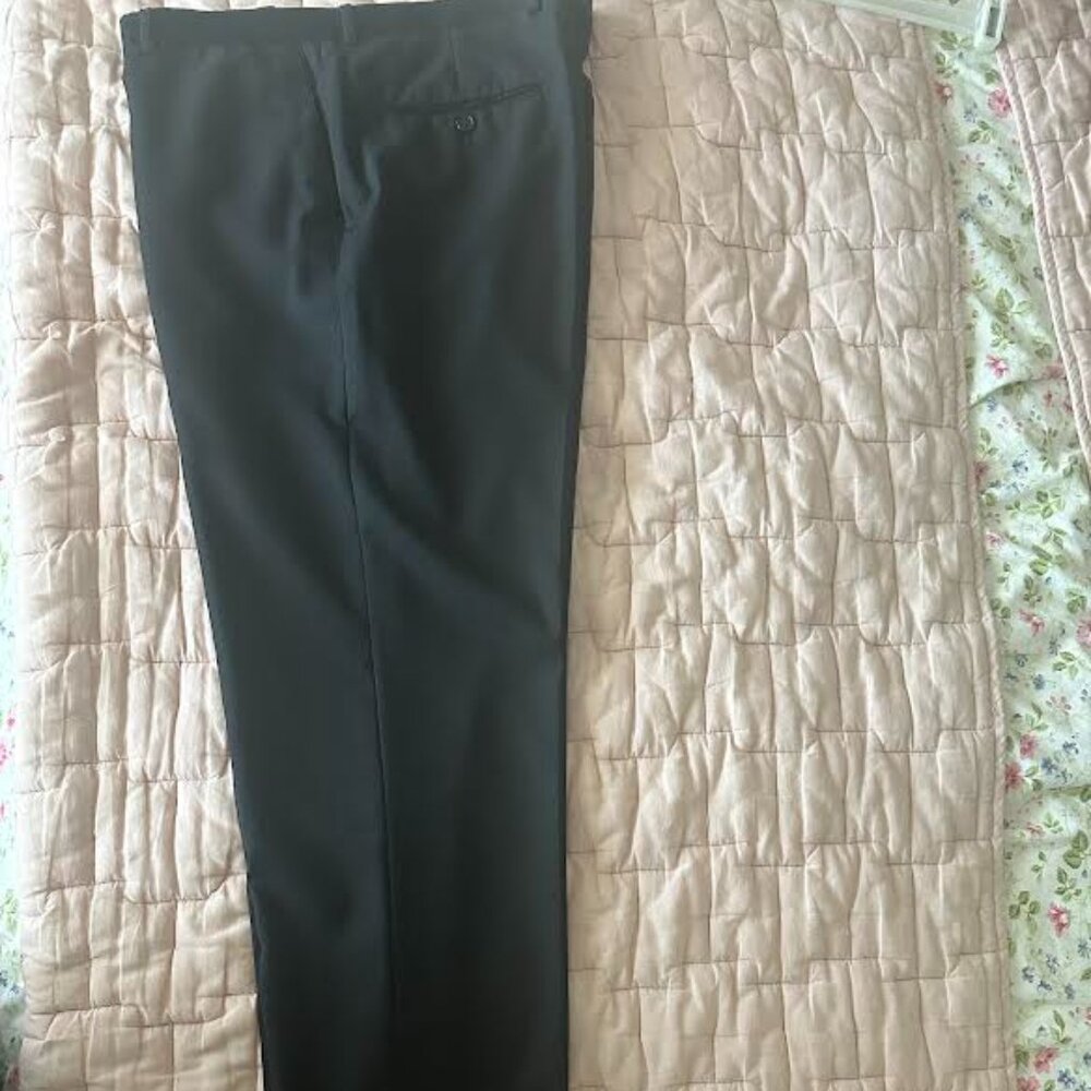 Mark Tulio Black Trouser Pants Men Designed in Milan Italy sz38X32
